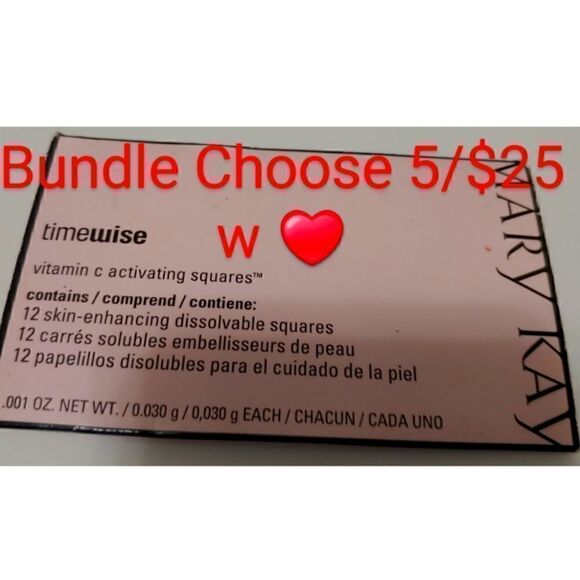 Mary Kay Cosmetics Vitamin C Activating Squares NWOT - Picture 1 of 6